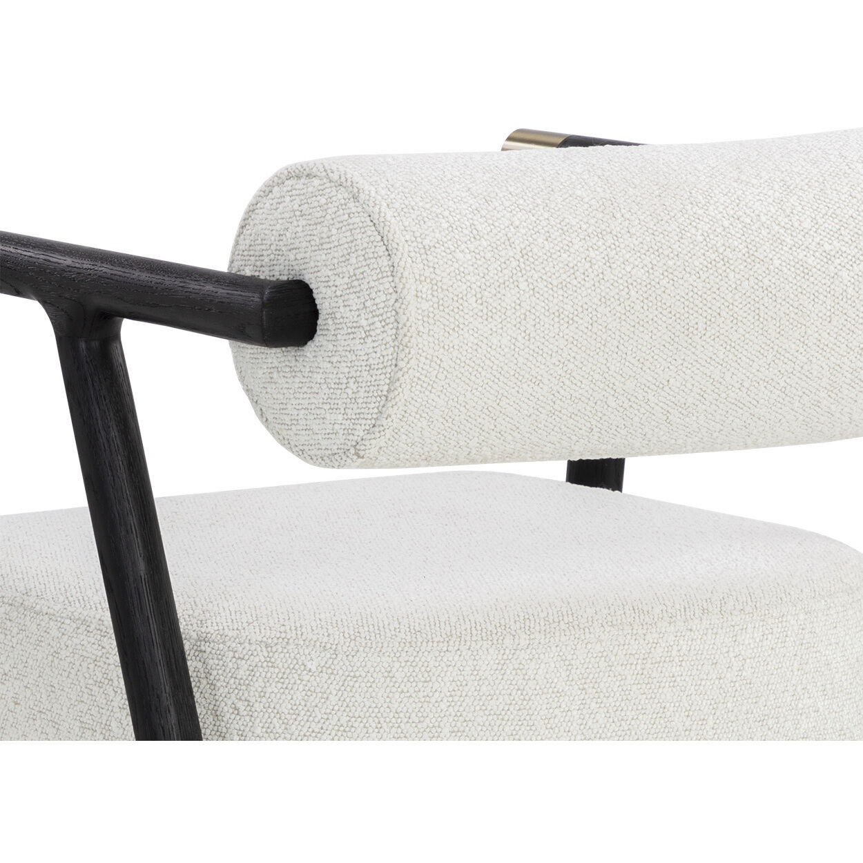 Sova Black / Copenhagen White Dining Armchair